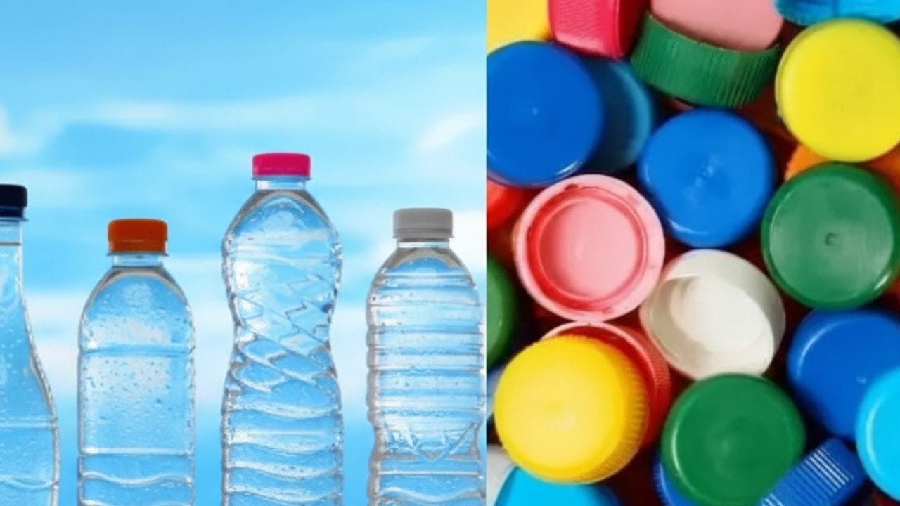 લીલું ઢાંકણું ફ્લેવર્ડ પાણી સૂચવે છે, જેનો અર્થ છે કે તેમાં સ્વાદ માટે કેટલાક ઉમેરાઓ કરવામાં આવ્યા છે.