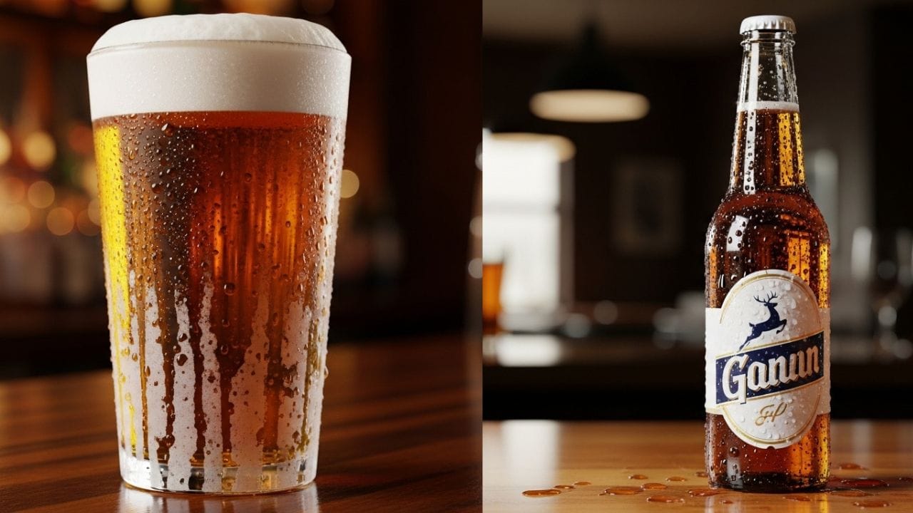 બીયર- આલ્કોહોલનું પ્રમાણ: સામાન્ય રીતે 4% થી 8%. હળવી બીયર: 2% થી 4% - સ્ટ્રોંગ બીયર: 6% થી 8% - કેટલાક ક્રાફ્ટ બીયરમાં 12% સુધીનું પ્રમાણ હોઈ શકે છે, જે હજુ પણ વ્હિસ્કી અથવા વોડકા કરતા ઘણું ઓછું છે.