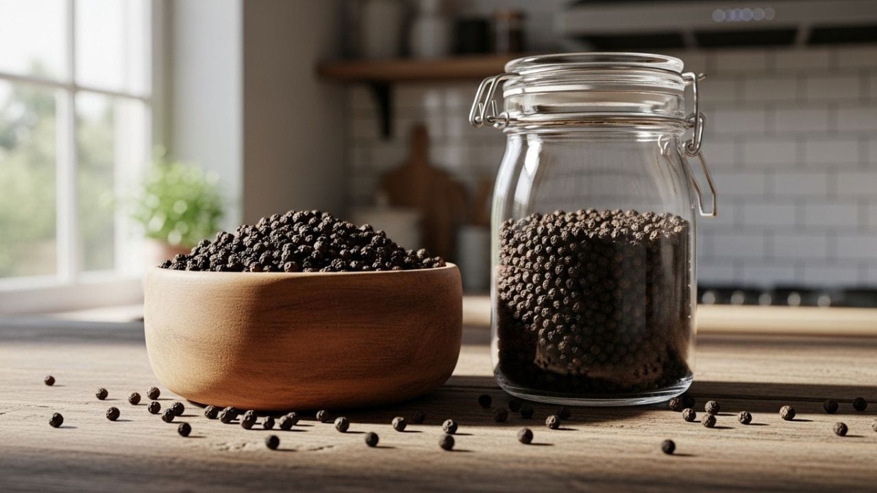 દૂધમાં થોડી માત્રામાં કાળા મરી ઉમેરવાથી હળવી ગરમી મળે છે. તેના ઘટકો હળદર જેવા મસાલાની અસરોને વધારવામાં પણ મદદ કરે છે, જે રોગપ્રતિકારક શક્તિમાં સુધારો કરી શકે છે.