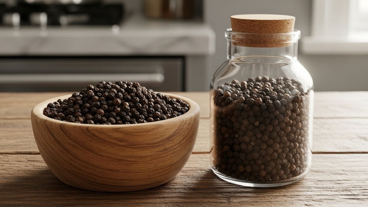 કાળી મરીમાં એન્ટી-માઇક્રોબિયલ ગુણો જોવા મળે છે અને તે પાચનને સુધારવામાં પણ મદદરૂપ માનવામાં આવે છે. શિયાળામાં બાળકોને નાક બંધ થવી અથવા છાતીમાં જકડાશ થવી સામાન્ય સમસ્યા છે, આવી સ્થિતિમાં દૂધમાં એક ચપટી કાળી મરી નાખીને આપવી લાભદાયી થઈ શકે છે.