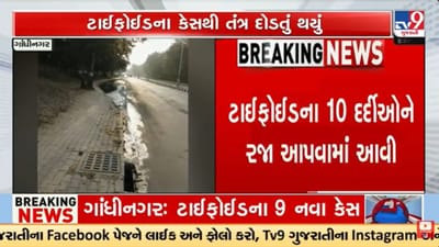 ગાંધીનગરમાં ટાઈફોઈડના વધુ 9 કેસ નોંધાયા, કુલ આંકડો 144 પર