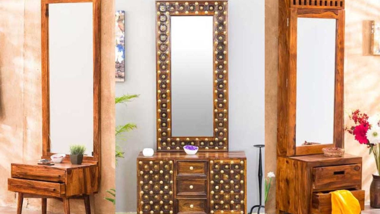 ડ્રેસિંગ ટેબલને બેડરૂમનો એક મહત્વપૂર્ણ ભાગ માનવામાં આવે છે. મહિલાઓ તેમાં પોતાના મેકઅપના સામાન રાખે છે અને મેકઅપ પણ કરે છે. 
