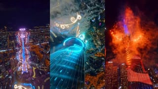 Viral Video: નવા વર્ષ પર દુબઈમાં મંત્રમુગ્ધ કરનારું દૃશ્ય જોવા મળ્યું, એવું લાગ્યું કે તમે બીજી જ દુનિયામાં છો