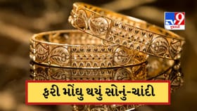 ઘટાડા બાદ આજે ફરી મોંઘુ થયું સોનું, ચાંદીમાં પણ થયો વધારો, જાણો કિંમત