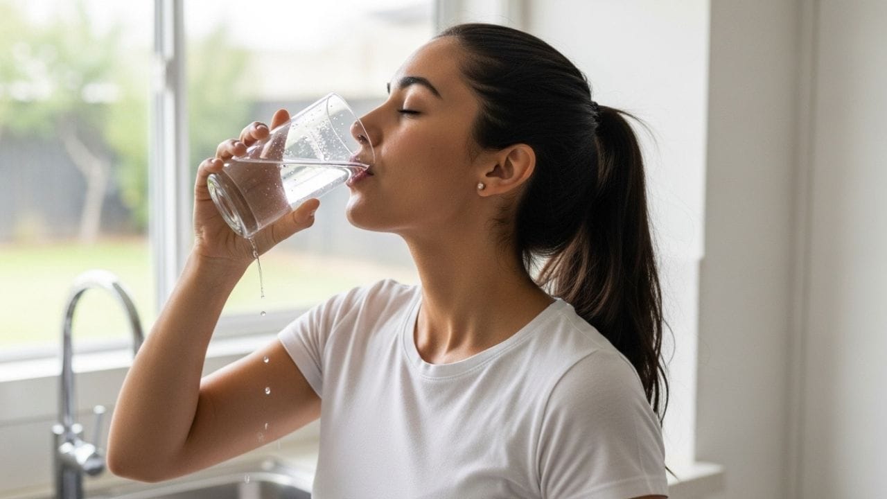 રાત્રે સૂતા પહેલાં હૂંફાળું અથવા ગરમ પાણી પીવાથી શરીરની શુદ્ધિકરણ પ્રક્રિયાને મદદ મળે છે અને પાચન સંબંધિત તકલીફોમાં રાહત અનુભવાય છે. આ ટેવ રક્તસંચારને સક્રિય બનાવે છે તથા શરીરના દુખાવામાં પણ ઘટાડો લાવે છે. ઉપરાંત, તમે રાત્રે સૂતા પહેલા લીંબુ પાણી પણ લઈ શકો છો, જે રોગપ્રતિકારક શક્તિને મજબૂત બનાવે છે અને તેમાં રહેલા વિટામિન Cના કારણે ત્વચાના આરોગ્ય અને ચમકમાં પણ વધારો થાય છે. (Disclaimer: અહીં આપવામાં આવેલી માહિતી ફક્ત જાણકારી માટે જ છે. યોગ કરવા માટે પહેલા શરીર ફ્લેક્સિબલ હોવું જરુરી છે તેમજ કોઈ નિષ્ણાંતની સલાહ લઈને યોગ કરી શકાય.) ( Credits: AI Generated )