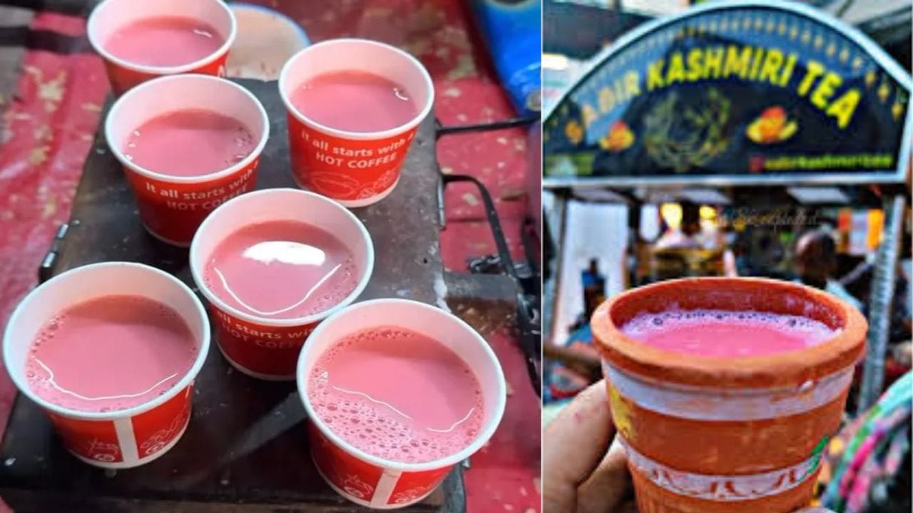 અંતમાં, દૂધ અને ઉકાળાને 1થી 2 મિનિટ સુધી સાથે ઉકળવા દો અને પછી ગેસ બંધ કરો. તમારી પરફેક્ટ, ગરમાગરમ ગુલાબી કાશ્મીરી ચા તૈયાર છે. સ્વાદ વધારવા માટે ઉપરથી સમારેલા પિસ્તા અથવા બદામ ઉમેરી શકો છો અને શિયાળાની ઠંડીમાં તેનો આનંદ માણો.