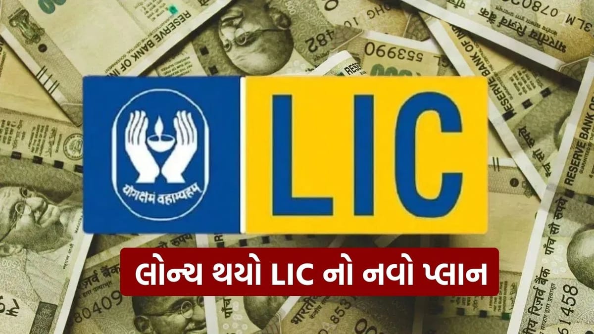 LIC : લોન્ચ થયો નવો પ્લાન, એક વાર પૈસા ભરવાના અને પછી થશે આવક, બંધ પોલિસી થશે સસ્તામાં ફરી શરૂ
