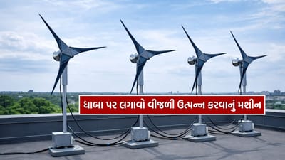 Solar Panel નહીં ઘરે લગાવેલ Mini Wind Turbine બનાવી શકે છે 9 KW સુધીની મફત વીજળી