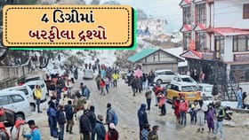 માઉન્ટ આબુમાં બરફીલો માહોલ! પ્રવાસીઓએ માણ્યો કાશ્મીર જેવો અહેસાસ