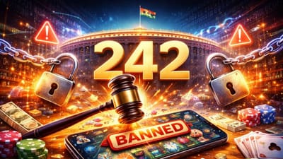 Breaking News : ડિજિટલ દુનિયામાં સરકારની લાલ આંખ ! ઓનલાઈન ગેમિંગ અને સટ્ટાબાજીની 242 વેબસાઇટ બ્લોક બંધ કરી