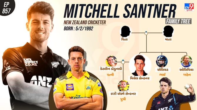 મિચેલ સેન્ટનરનો પરિવાર જુઓ