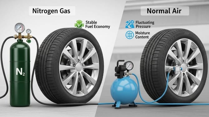 તમારે કાર માટે નાઇટ્રોજન કે સામાન્ય હવા માથી ક્યી સારી?