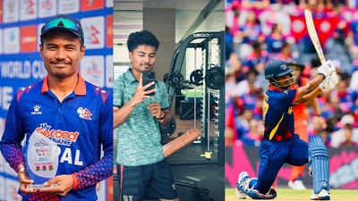 23 વર્ષીય ઓલરાઉન્ડર રોહિત પૌડેલે નેપાળના ક્રિકેટ વિકાસમાં મુખ્ય ભૂમિકા ભજવી છે અને સતત બેટથી પોતાની ટીમને ઉંચ સ્થાને લઈ જઈ રહ્યો છે.