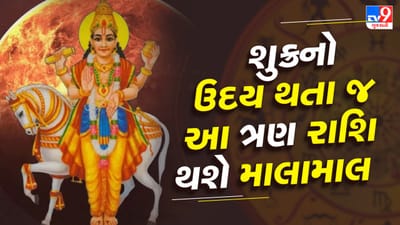 ધન, વૈભવ અને આનંદનો પ્રતિક ગણાતો શુક્ર ગ્રહ  1 ફેબ્રુઆરીએ  મકર રાશિમાં ફરી ઉદય પામશે. શુક્રના ઉદય સાથે અટકેલી શુભ પ્રવૃત્તિઓ ફરી ગતિ પકડશે. જ્યોતિષ માન્યતાઓ મુજબ, શુક્રનું આ ઉદય ત્રણ વિશેષ રાશિઓ માટે અત્યંત લાભદાયી સાબિત થવાનું છે. શુક્ર સક્રિય થતાં જ આ રાશિના જાતકોને નાણાકીય ક્ષેત્રે તેમજ કારકિર્દીમાં મોટી સફળતા અને પ્રગતિના સંકેત મળશે. ચાલો જાણીએ કઈ છે આ ભાગ્યશાળી રાશિઓ.