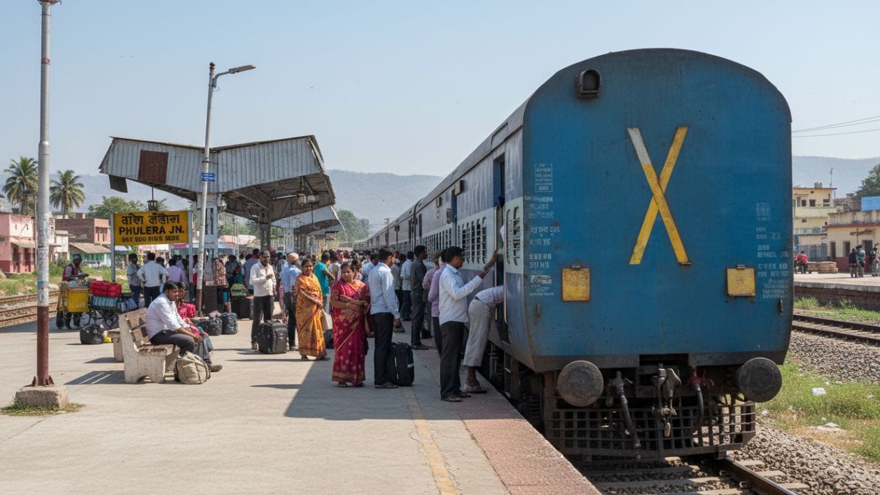 ટ્રેનના છેલ્લાં ડબ્બા પર દેખાતું “X” માત્ર એક સામાન્ય કે રંગીન ચિહ્ન નથી, પરંતુ રેલવે સુરક્ષા વ્યવસ્થાનો એક અત્યંત મહત્વપૂર્ણ ભાગ છે. તેની મદદથી ખાતરી થાય છે કે ટ્રેનના તમામ કોચ યથાવત જોડાયેલા છે અને કોઈ ડબ્બો પાછળ રહી ગયો નથી. કોઈ પણ અચાનક પરિસ્થિતિ સર્જાય ત્યારે, આ ચિહ્નના આધારે તરત જરૂરી પગલાં લઈ શકાય છે, જેથી દરેક મુસાફરી વધુ સલામત અને નિર્ભય બને. ( Credits: AI Generated )