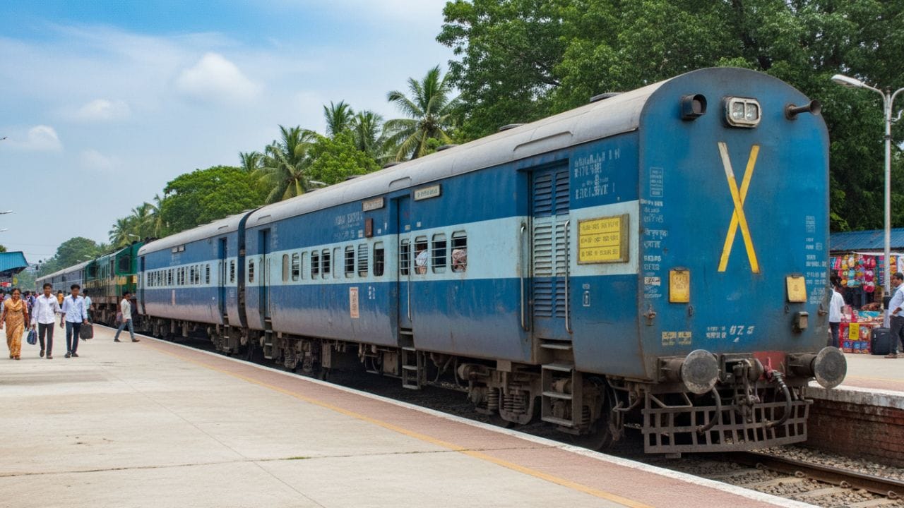 ભારતીય રેલવેની ટ્રેનોના છેલ્લાં ડબ્બા પર દેખાતું “X” માત્ર એક સામાન્ય ચિહ્ન નથી, પરંતુ તે સુરક્ષાથી જોડાયેલું અત્યંત મહત્વપૂર્ણ સંકેત છે. તેની મદદથી રેલવે કર્મચારીઓ ખાતરી કરી શકે છે કે ટ્રેન સંપૂર્ણ રીતે પસાર થઈ ગઈ છે, કોઈ ડબ્બો પાછળ છૂટી ગયો નથી અને કોઈ તાત્કાલિક સ્થિતિ ઊભી થાય તો તરત કાર્યવાહી કરી શકાય. આ ચિહ્ન રેલવેની સરળ, વ્યવસ્થિત અને સલામત કામગીરી જાળવવામાં મહત્વની ભૂમિકા ભજવે છે. તેથી તમે જ્યારે ટ્રેનમાં મુસાફરી કરો ત્યારે આ “X” પર ચોક્કસ નજર કરો,  કારણ કે આ નાનું દેખાતું નિશાન પોતાની સાથે મોટી જવાબદારી વહન કરે છે. ( નોંધ: અહીં આપવામાં આવેલી માહિતી પબ્લિક ડોમેન પરથી લેવામાં આવી છે, જે ફક્ત તમારી જાણકારી માટે છે.) ( Credits: AI Generated )