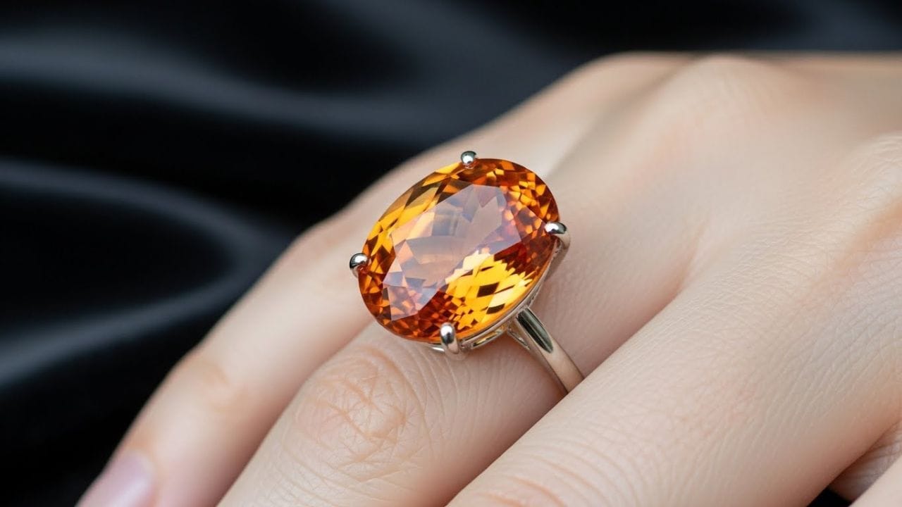 જ્યોતિષીય માન્યતાઓ અનુસાર પોખરાજ ધારણ કરવા માટે ગુરુવારનો દિવસ સૌથી શુભ ગણાય છે. આ રત્ન સામાન્ય રીતે 5 અથવા 7 કેરેટ વજનમાં સોનાની વીંટીમાં જડિત હોવો જોઈએ. ધારણ કરતા પહેલા પોખરાજને ગંગાજળમાં દૂધ ભેળવીને તેને સંપૂર્ણ રીતે શુદ્ધ કરો, ત્યારબાદ “ૐ બ્રહ્મા બૃહસ્પતેય નમઃ” મંત્રનો જાપ કરીને તેને ગુરુદેવને અર્પણ કરવામાં આવે છે. આ વિધિ પૂર્ણ કર્યા બાદ રત્નને ધારણ કરવું શુભ માનવામાં આવે છે. ( નોંધ :ટીવી9 કોઈ પણ પ્રકારે અંધશ્રદ્ધાને પ્રોત્સાહન આપતુ નથી. આ અહેવાલ માત્ર ધાર્મિક માન્યતા અને લોકોમાં પ્રચલિત માન્યતા, રીત રિવાજને આધારે રજૂ કરવામાં આવેલ છે. ) ( Credits: AI Generated )