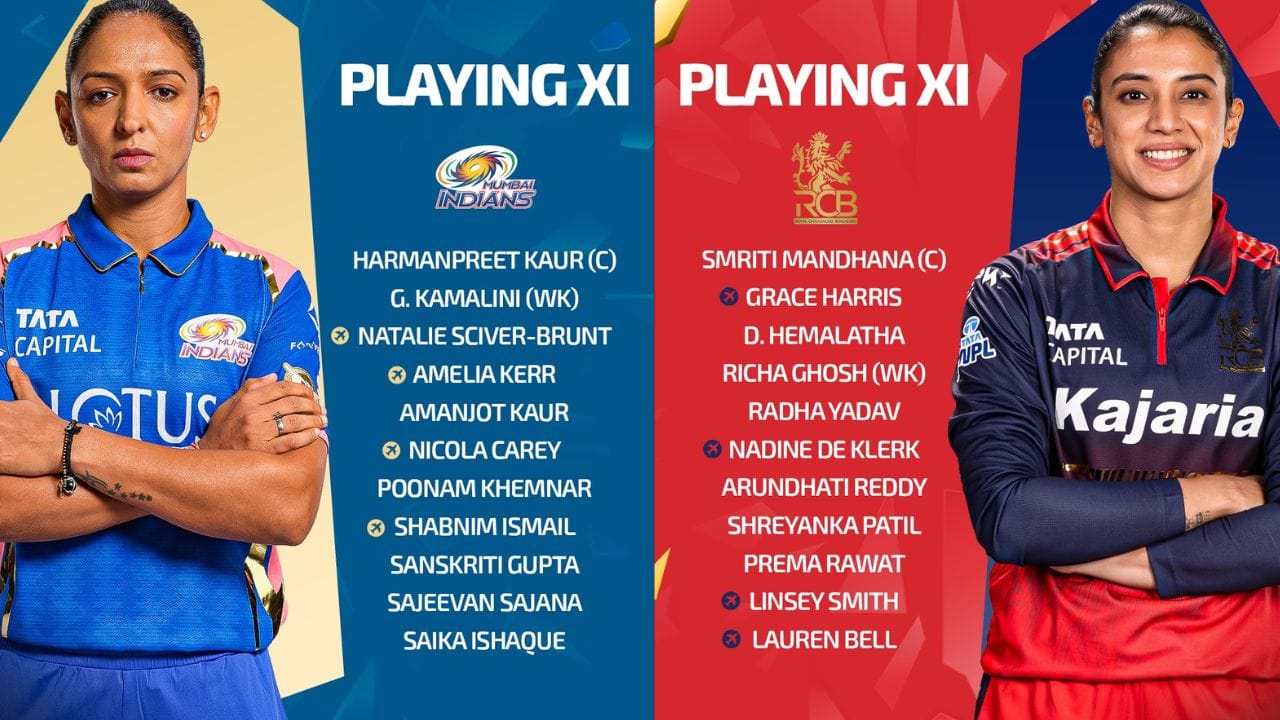 Breaking News : WPL 2026ની શરૂઆતની મેચમાં જ મુંબઈ ઈન્ડિયન્સને મોટો ઝટકો, સ્ટાર ખેલાડી બહાર