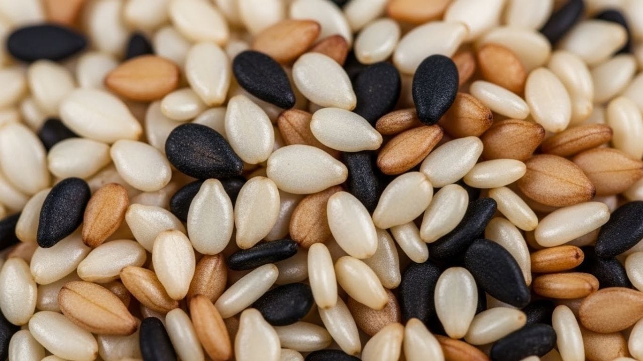 શિયાળાની ઋતુ માટે આ એક પોષક અને લાભદાયક વિકલ્પ માનવામાં આવે છે. તલને હળવા શેક્યા બાદ ગોળની ચાસણી અને એલચી પાવડર સાથે સારી રીતે ભેળવી નાના લાડુ તૈયાર કરી શકાય છે. સ્વાદ અને ગુણ વધારવા માટે તેમાં થોડું છીણેલું નારિયેળ અને સૂકું આદુ પણ ઉમેરી શકો છો. આ મિશ્રણ શરીરમાં ઉષ્મા જાળવવામાં, સાંધાની પીડા ઘટાડવામાં અને શરદીથી રાહત આપવા માટે સહાયક બને છે. ( Credits: AI Generated )