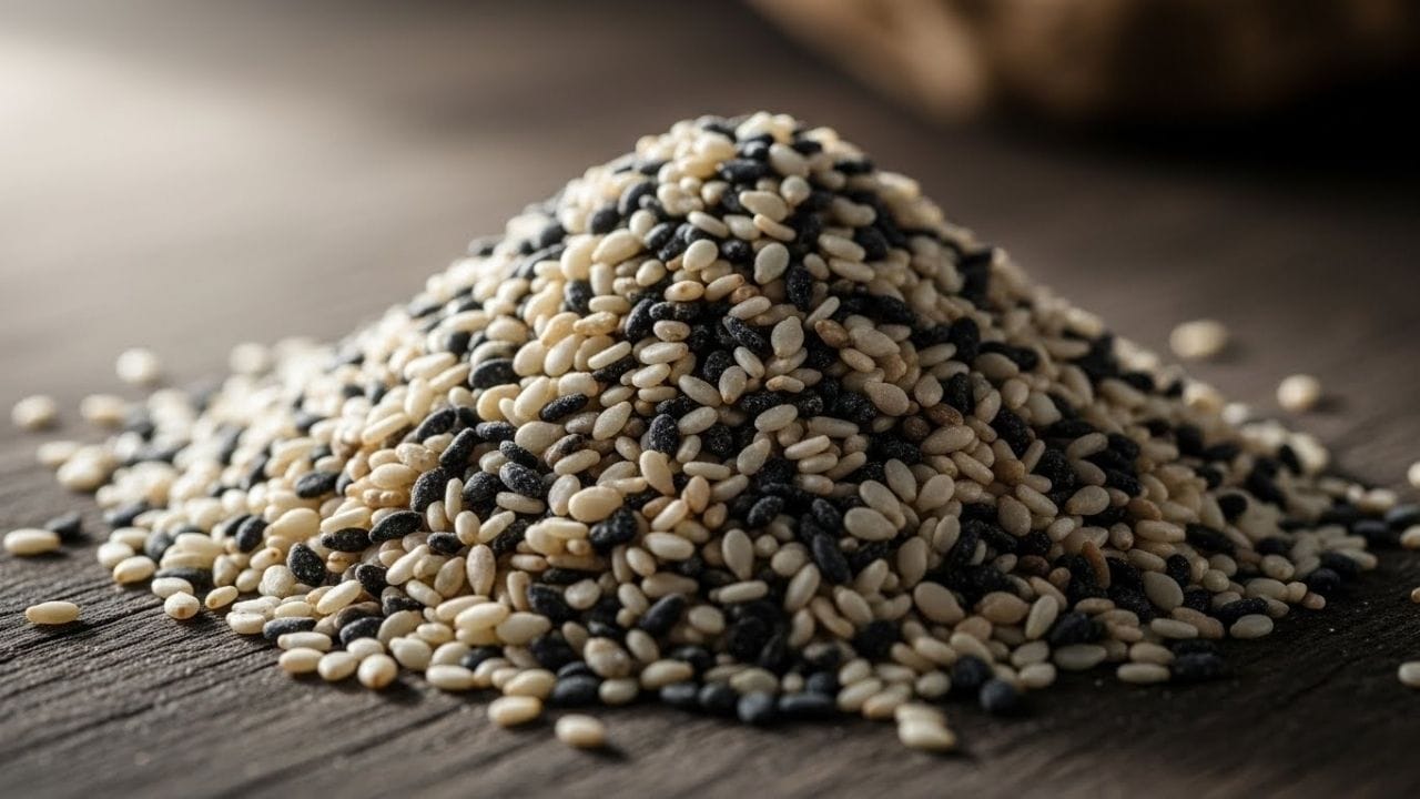 હળવેથી શેકેલા તલને લસણ, લીલા મરચાં અને આદુ સાથે પીસી લો, ત્યારબાદ સ્વાદ મુજબ થોડું દહીં અથવા લીંબુ ઉમેરો. અંતમાં તેમાં કાચું સરસવનું તેલ છાંટો. આ રીતે તૈયાર થયેલી ચટણી રક્તસંચારને સક્રિય બનાવવામાં મદદ કરે છે અને શરીરમાં કોલેસ્ટ્રોલનું સ્તર સંતુલિત રાખવામાં સહાયક બને છે. ( Credits: AI Generated )