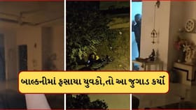 ફ્લેટની બાલ્કનીમાં ફસાયા યુવકો, તો Blinkit કર્યુ