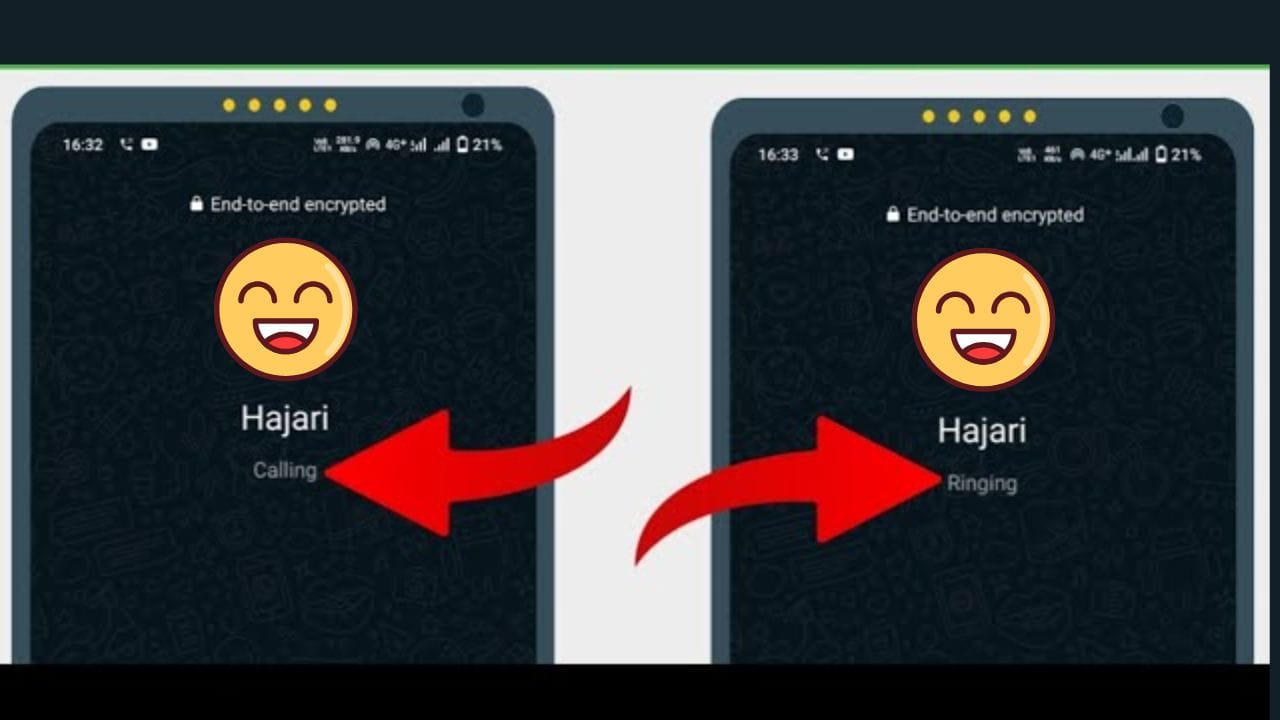 જો બીજી વ્યક્તિનો મોબાઇલ ડેટા અથવા Wi-Fi ચાલુ હોય અને ફોન ઇન્ટરનેટ સાથે જોડાયેલ હોય, તો તમને વોટ્સએપ કોલ કરતી વખતે "રિંગિંગ" દેખાય છે. આનો સીધો અર્થ એ છે કે કોલ બીજી વ્યક્તિના ફોન સુધી પહોંચી ગયો છે અને રિંગ થઈ રહ્યો છે.