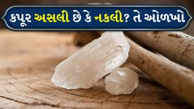 અસલી અને નકલી કપૂર કેવી રીતે ઓળખવું તે જાણો