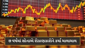 છ વર્ષમાં સોનાએ કરાવી બમ્પર કમાણી, રોકાણકારોને આપ્યું 200% થી વધુ વળતર