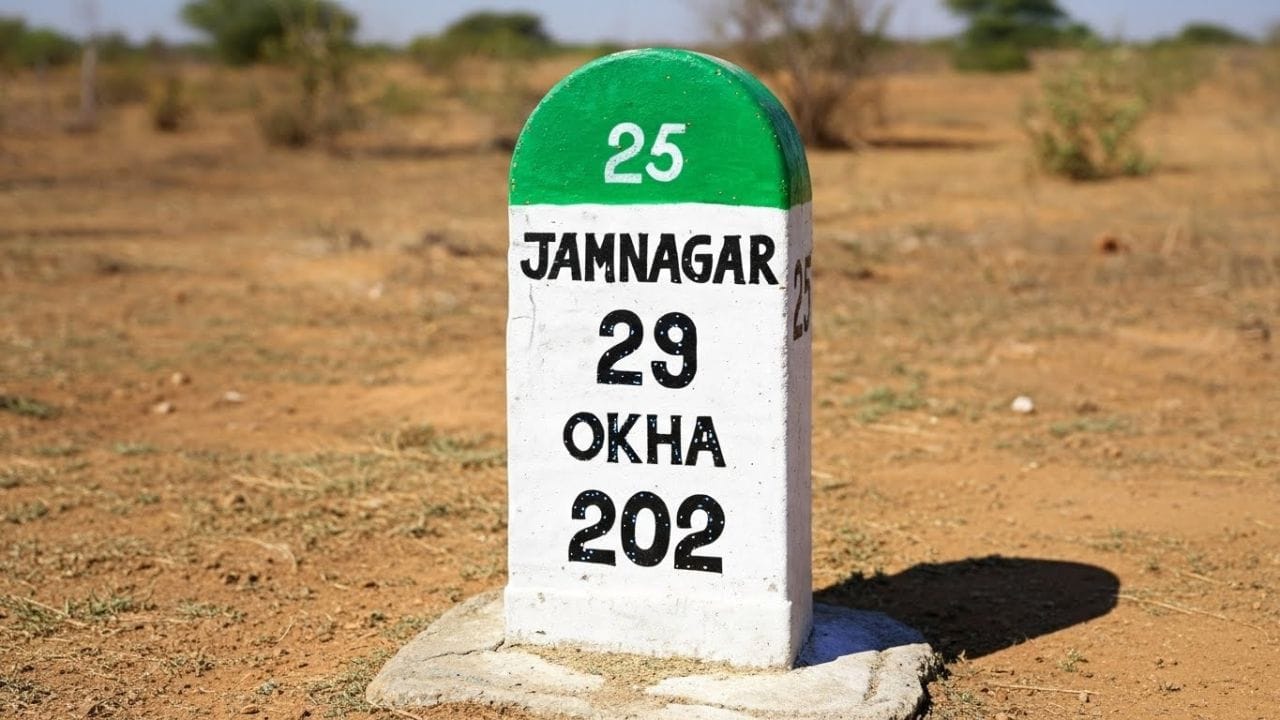 ઉપર લીલો અને નીચે સફેદ રંગ ધરાવતા હાઇવેના ચિહ્નો રાજ્ય ધોરીમાર્ગોની ઓળખ કરાવે છે. આવા માર્ગો રાજ્યની અંદર આવેલા શહેરો અને નગરોને પરસ્પર જોડે છે અને તેમની જાળવણી તથા વ્યવસ્થાપનની જવાબદારી રાજ્ય સરકાર પાસે હોય છે. ઉદાહરણ તરીકે, તેલંગાણા રાજ્યમાં SH-1 અને આંધ્રપ્રદેશમાં SH-48 જેવા માર્ગો આવે છે. રાજ્ય ધોરીમાર્ગો સ્થાનિક અને પ્રાદેશિક સ્તરે પરિવહન સુગમ બનાવે છે, તેથી તેમની ઓળખ માટે લીલા રંગનો ઉપયોગ કરવામાં આવે છે. ( Credits: AI Generated )