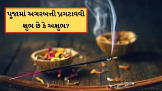 પૂજા દરમિયાન અગરબત્તી પ્રગટાવવી શુભ છે કે અશુભ? જાણો વાસ્તુ નિયમ