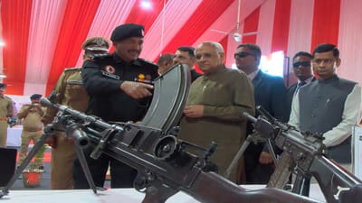 ભારતીય સૈન્ય- સુરક્ષા દળ દ્વારા ઉપયોગમાં લેવાતા શસ્ત્રોનુ પ્રદર્શન નિહાળતા સીએમ ભૂપેન્દ્ર પટેલ
