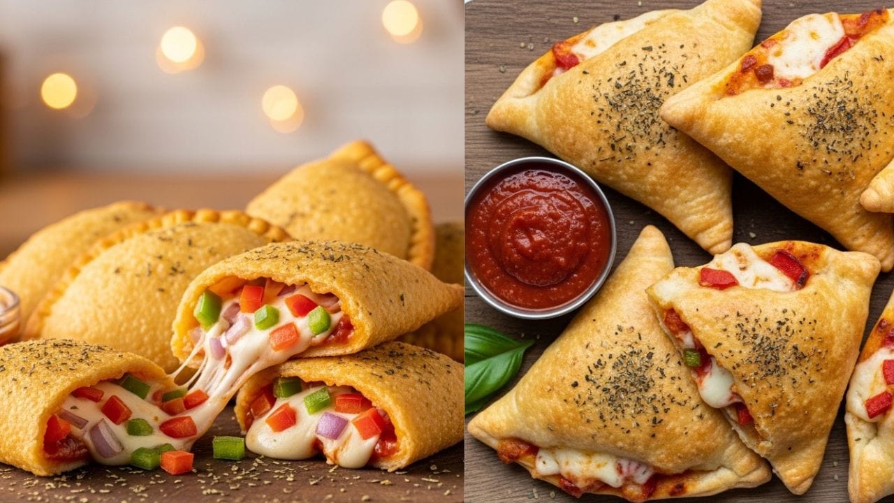 Make Crispy Bread Pizza Pockets in just 10 minutes; Children will be happy!