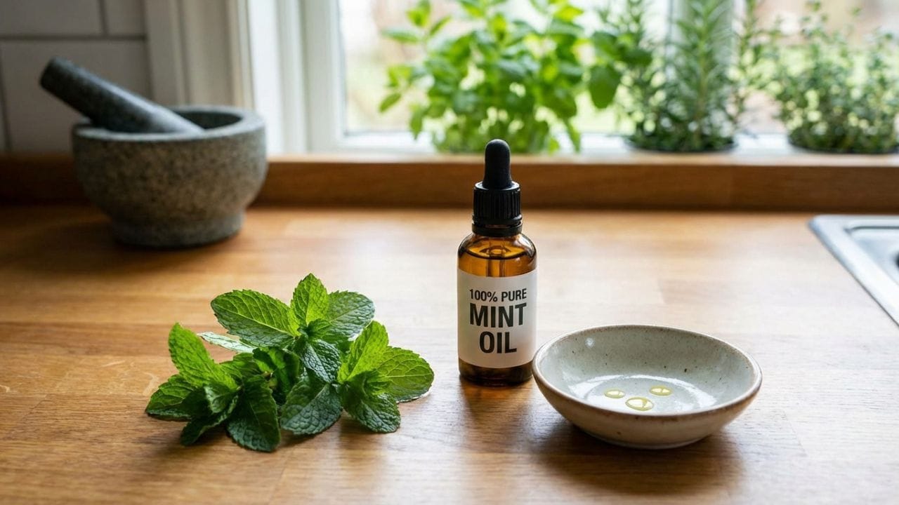 ફુદીનાના પાનનો કમાલ: ફુદીનાની તાજી સુગંધ આપણને ગમે છે, પણ ગરોળીઓને તે બિલકુલ પસંદ નથી. તમે ફુદીનાના પાનને લસોટીને ખૂણામાં રાખી શકો છો અથવા બજારમાં મળતા ફુદીનાના તેલના (Peppermint oil) થોડા ટીપાં પાણીમાં ભેળવીને સ્પ્રે કરી શકો છો.