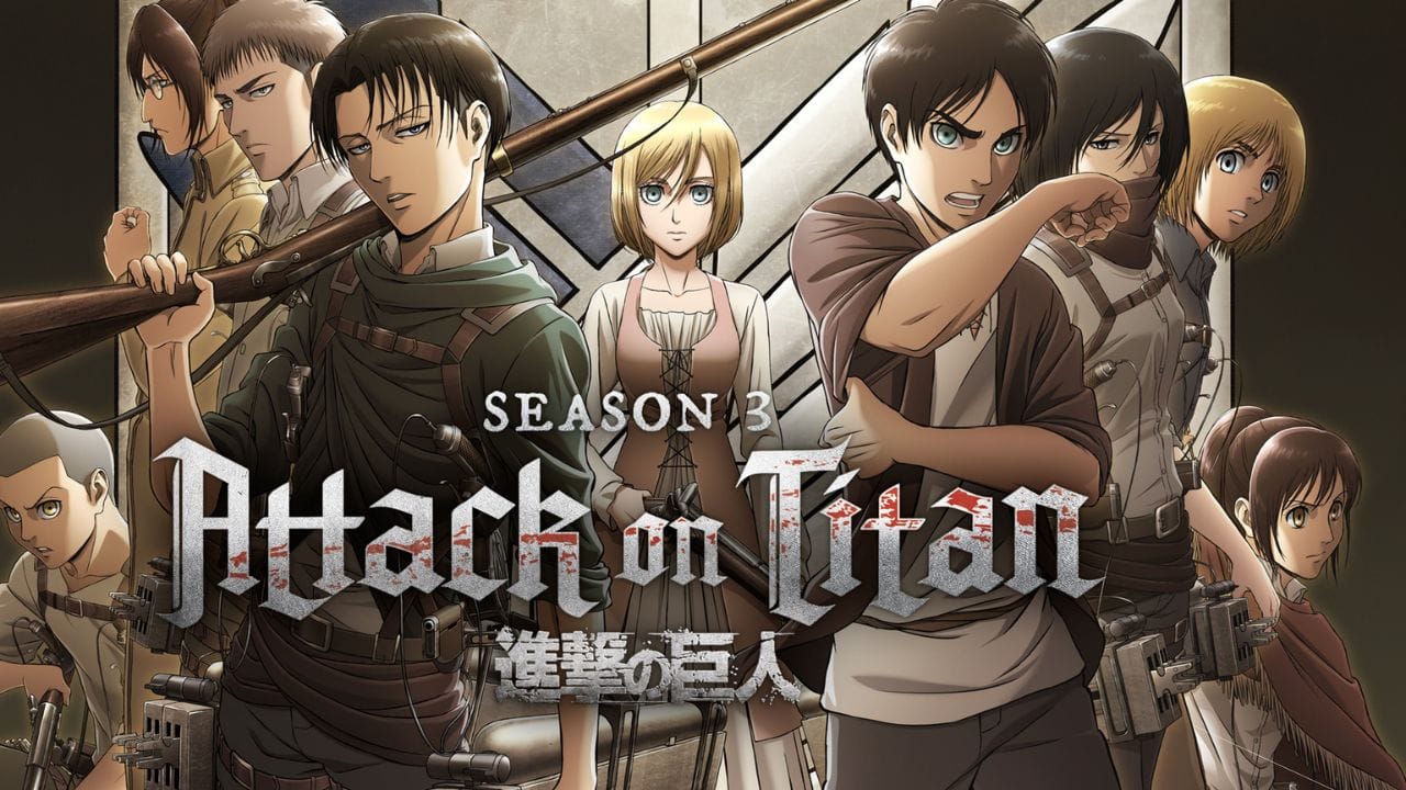 Attack on Titan (એટેક ઓન ટાઇટન) : એટેક ઓન ટાઇટન એક પોસ્ટ-એપોકેલિપ્ટિક દુનિયામાં આધારિત લોકપ્રિય એનિમે સિરીઝ છે જ્યાં કહાનીનો કેન્દ્રબિંદુ યુવાન 'એરેન યેગર' છે, જે પોતાના મિત્રો 'મિકાસા એકરમેન' અને 'આર્મિન આર્લર્ટ' સાથે આ ભયાનક વિશ્વમાં જીવવા માટે સંઘર્ષ કરે છે. જ્યારે એક વિશાળ કોલોસલ ટાઇટન તેમના વતન શહેરની દિવાલ તોડી નાંખે છે અને 'ટાઇટનસ એરેન'ની માતાને મારી નાખે છે, ત્યારે 'એરેન' બદલો લેવાની પ્રતિજ્ઞા કરે છે. તે ટાઇટન સામે લડતી ખાસ સૈન્ય ટુકડી 'સર્વે કોર્પ્સ'માં જોડાય છે. સિરીઝ 'એરેન' અને તેની ટીમની ટાઇટન સામેની ભયંકર લડાઈ, તેમજ ટાઇટનસના મૂળ અને ઇતિહાસના રહસ્યોને ઉઘાડતી રોમાંચક સફરને અસરકારક રીતે રજૂ કરે છે. Attack on Titanની કુલ 4 સીઝન છે જે સબટાઇટલ અને હિન્દી વર્ઝન સાથે Netflix, Crunchyroll, Amazon Prime Video પર ઉપલબ્ધ છે. (Image Source: Google) 
