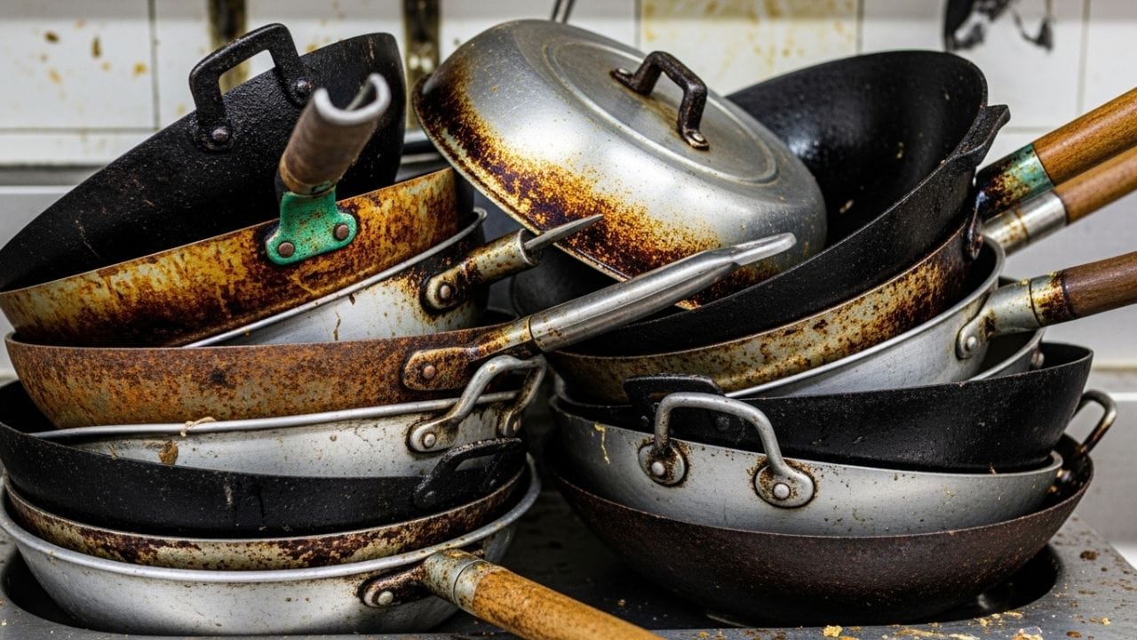 ટૂથપેસ્ટથી કરો સફાઈ- આ જ રીતે તમે વધેલી ટૂથપેસ્ટથી પણ કાળી પડેલી કડાઈ અને તવી સાફ કરી શકો છો. વાસણના જે ભાગમાં કાળાશ હોય ત્યાં બધે ટૂથપેસ્ટ લગાવી દો. હવે તેને લગભગ 5 મિનિટ માટે એમ જ રહેવા દો. ત્યારબાદ સ્ટીલના સ્ક્રબર (કૂચા) થી અથવા કોઈ જૂના ફોઈલ પેપરની મદદથી ઘસીને સાફ કરી લો. આનાથી કડાઈ કે તવી એકદમ સાફ થઈ જશે. છેલ્લે ડિશ વોશર (વાસણ સાફ કરવાના સાબુ) થી વાસણને બરાબર ક્લીન કરી લો.