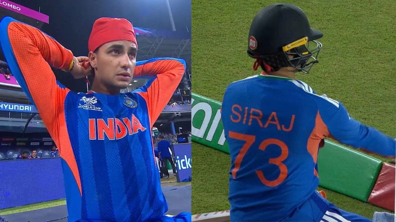T20 WC Breaking : જર્સી બદલવાથી રન નથી બનતા... સિરાજની જર્સી પહેરીને બેટિંગ કરવા આવ્યો અભિષેક, કારણ જાણી ચોંકી જશો