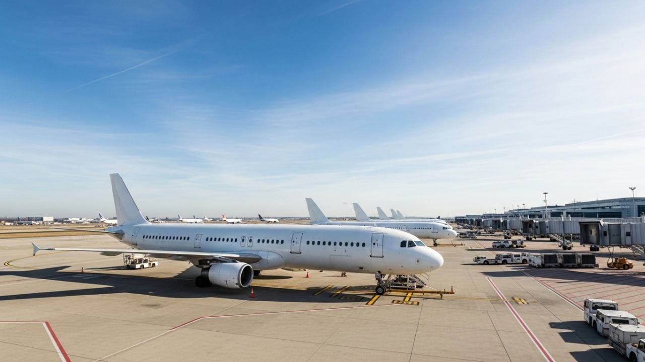 તાપમાનની દ્રષ્ટિએ સફેદ રંગ વિમાનો માટે ખૂબ ઉપયોગી છે. સફેદ રંગ સૂર્યપ્રકાશને પરત ફેંકે છે, તેથી વિમાન ઓછું ગરમ થાય છે. લાંબી ઉડાન દરમિયાન અંદરનું તાપમાન સંતુલિત રાખવું જરૂરી હોય છે, અને સફેદ રંગ તેમાં મદદ કરે છે. જો વિમાન ઘેરા રંગનું હોય તો તે વધુ ગરમી શોષે છે. તેથી અંદર ઠંડક જાળવવા એર કન્ડીશનિંગને વધુ કામ કરવું પડે અને બળતણનો ખર્ચ પણ વધે. આ કારણે વિમાનો માટે સફેદ રંગ વધુ યોગ્ય માનવામાં આવે છે. ( નોંધ: અહીં આપવામાં આવેલી માહિતી પબ્લિક ડોમેન પરથી લેવામાં આવી છે, જે ફક્ત તમારી જાણકારી માટે છે.) ( Credits: AI Generated )