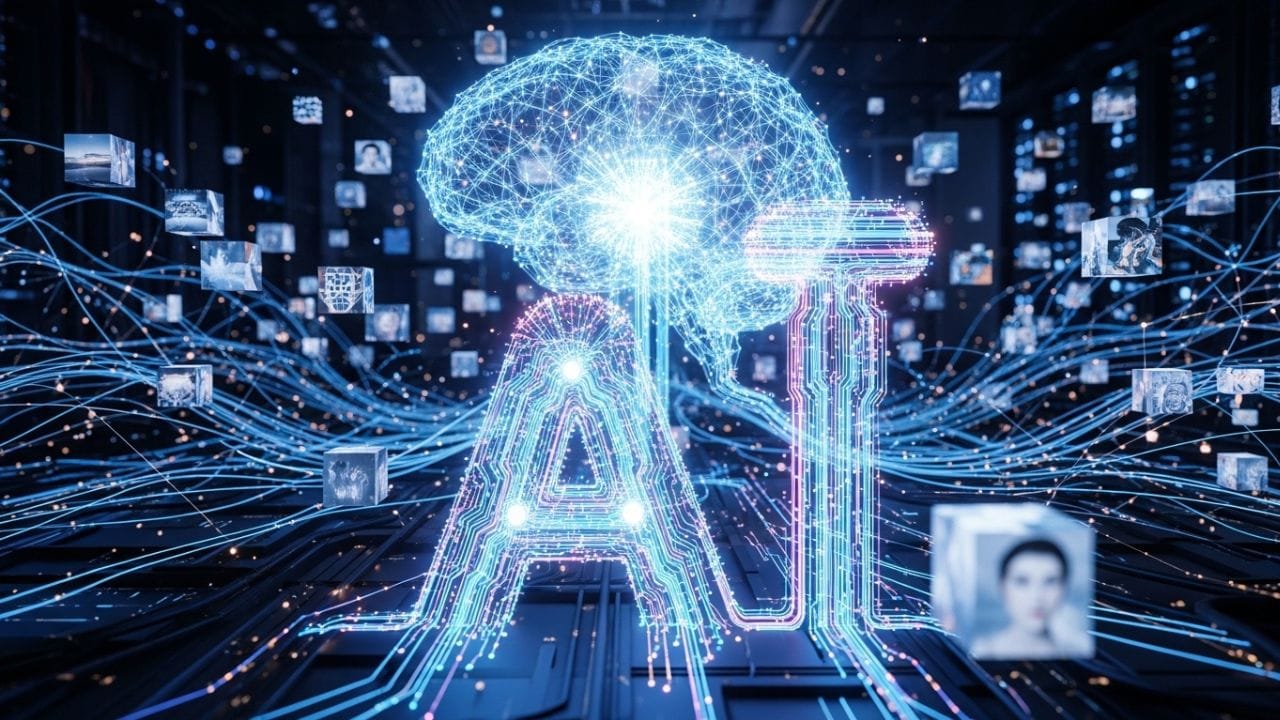 જોન મેકકાર્થી  અને તેમના સાથી વૈજ્ઞાનિકો માનતા હતા કે જો મશીનો શીખી શકે છે, તર્ક આપી શકે અને સમસ્યાઓ ઉકેલવા સક્ષમ બને, તો તેને કૃત્રિમ બુદ્ધિ કહી શકાય. આ વિચાર પરથી “આર્ટિફિશિયલ ”(જેનો અર્થ "કૃત્રિમ")  અને “ઇન્ટેલિજન્સ”(જેનો અર્થ "બુદ્ધિ") શબ્દો જોડીને AI શબ્દ બનાવાયો. તે સમયમાં કમ્પ્યુટર્સ નવી ટેક્નોલોજી હતા, છતાં વૈજ્ઞાનિકોએ કલ્પના કરી હતી કે ભવિષ્યમાં મશીનો ચેસ રમશે, ભાષા સમજશે અને પોતે નિર્ણય પણ લેશે,  જે તે સમય માટે બહુ સાહસિક વિચાર ગણાતો હતો. ( Credits: AI Generated )