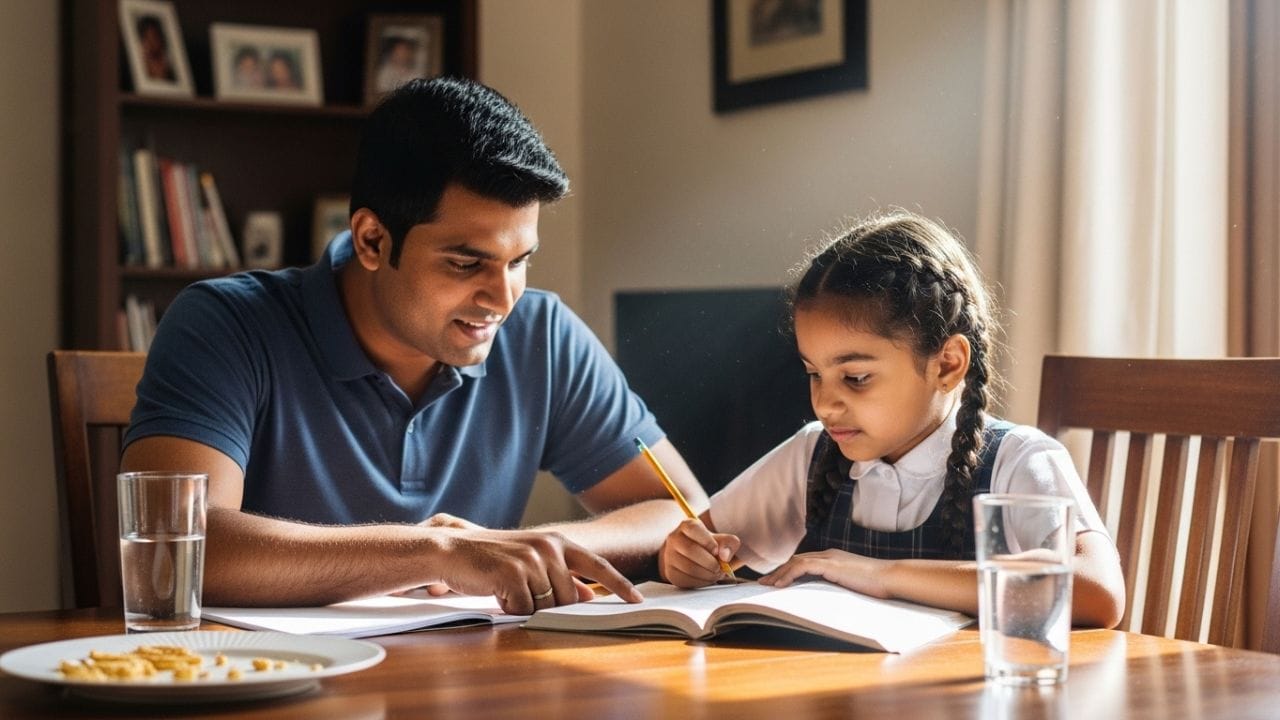 શીખવાનું મનોરંજક બનાવો: ઘણા બાળકોને અભ્યાસ કરવો બોજ લાગે છે. તેથી, શિક્ષણને મનોરંજક બનાવો અથવા રમતિયાળ પ્રવૃત્તિ બનાવો. જેમ કે રમતો જેવી કે ગણિતની સમસ્યાઓ ઉકેલવી, શબ્દ રમતો બનાવવી અથવા ઘરે વિજ્ઞાનના પ્રેક્ટિકલ કાર્યો દર્શાવવા. જ્યારે બાળકો શીખવાનો આનંદ માણશે, ત્યારે તેઓ આપમેળે પુસ્તકો તરફ આકર્ષિત થશે.