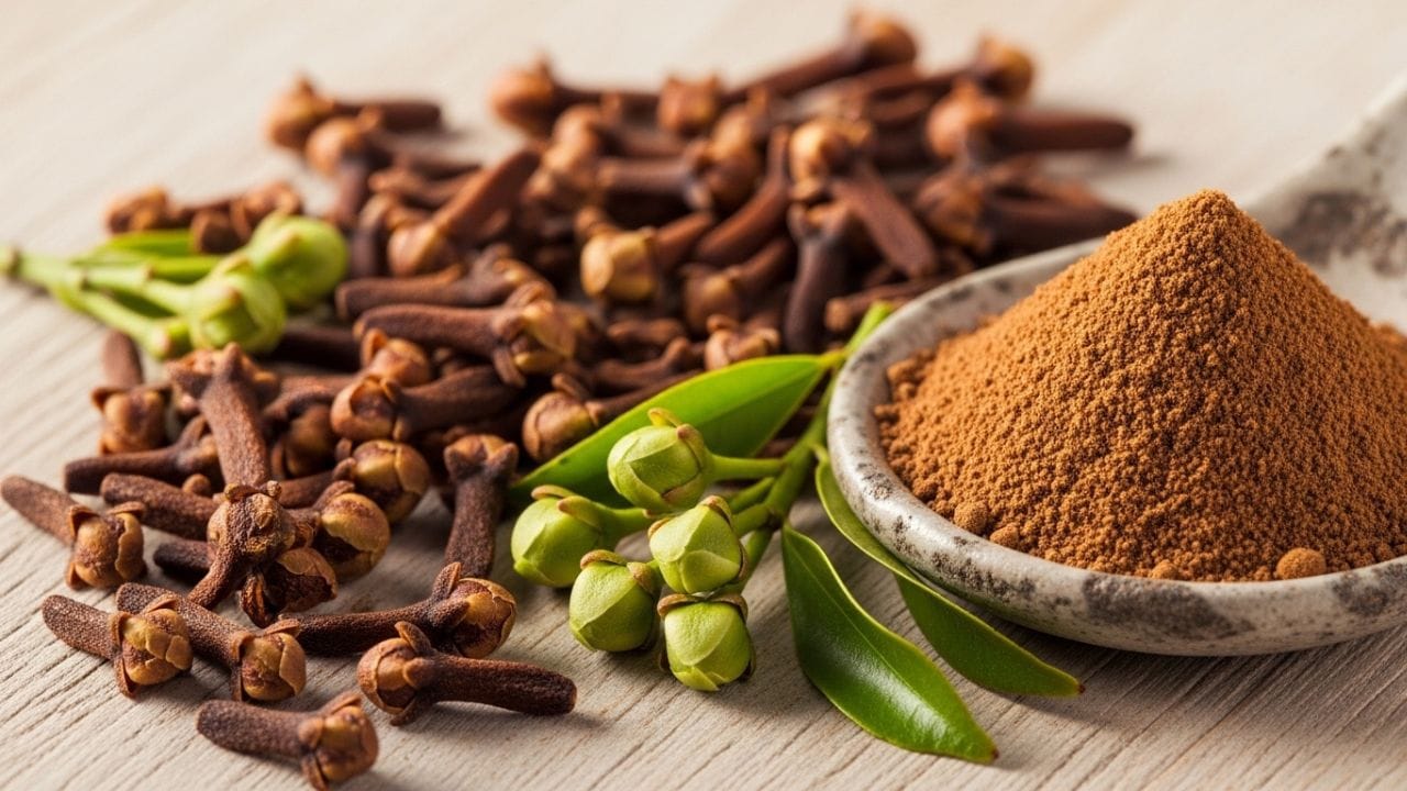 ઉનાળાની ગરમીમાં ગળું સુકાઈ જવું અને વધારે તરસ લાગવી સામાન્ય છે. લવિંગ ચાવવાથી મોંમાં લાળ વધુ બને છે, જે તરસ ઓછી કરે છે અને શરીરમાં પાણીની કમી થવાનું જોખમ ઘટાડવામાં મદદ કરે છે. ( Credits: AI Generated )