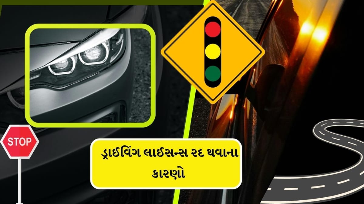 જો વાહન ચલાવતી વખતે આ ભૂલો કરી તો તમારું ડ્રાઇવિંગ લાઇસન્સ થશે રદ, જાણો વિસ્તારથી