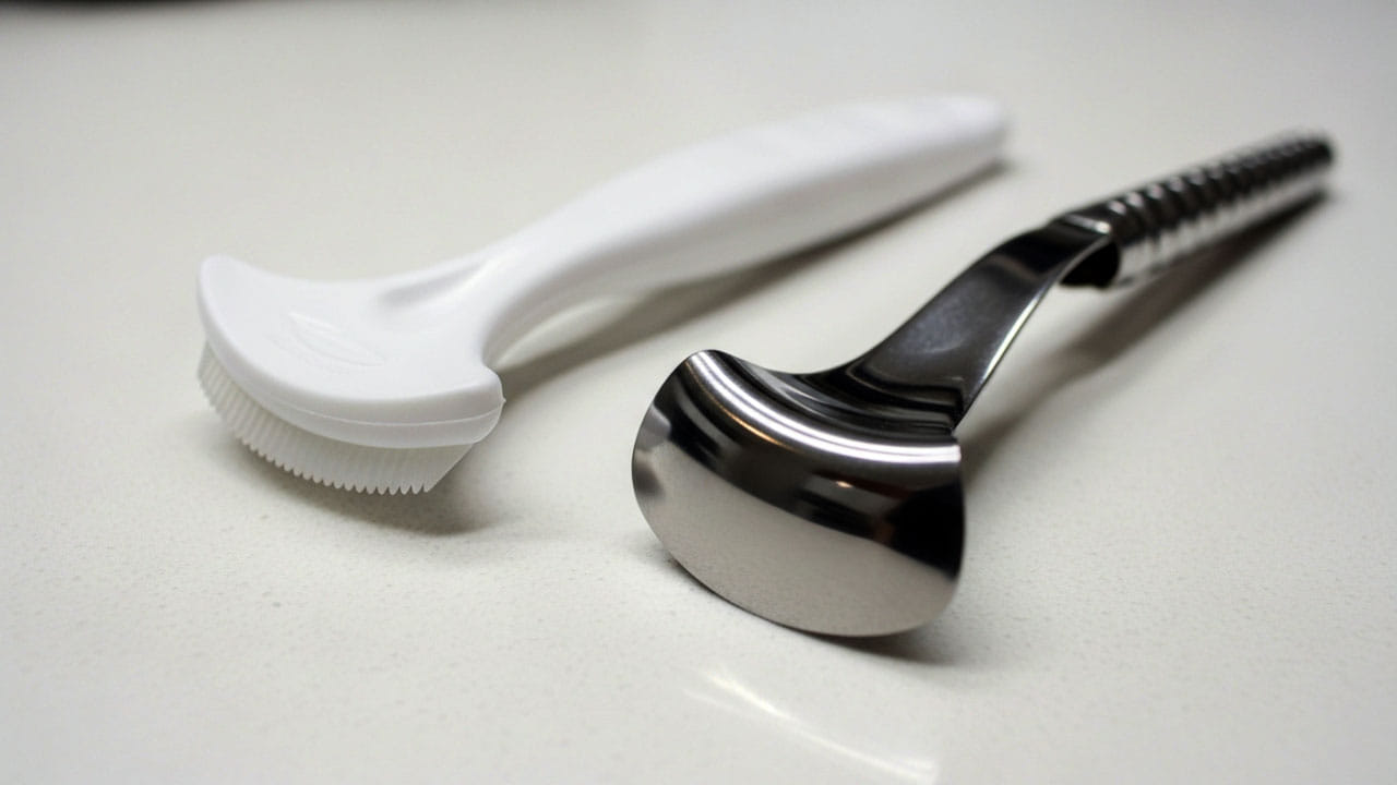 ટંગ ક્લીનર ક્યારે બદલવુ ? : પ્લાસ્ટિક ક્લીનર: 2–3 મહિને બદલો, સ્ટીલ/તાંબાનું: રોજ સાફ રાખો, જંગ કે ખરાબી દેખાય તો તરત બદલો.