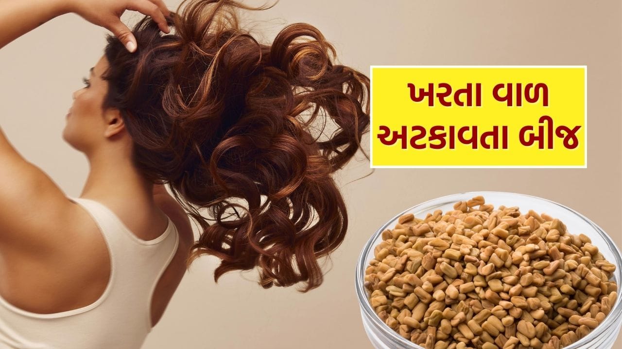 વાળની ​​સમસ્યાથી પીડાતા લોકો માટે મેથીના દાણાનું હેર પેક ખૂબ જ ફાયદાકારક માનવામાં આવે છે. જેના થકી ખરતા વાળની સમસ્યા 2દૂર થઈ જાય છે.