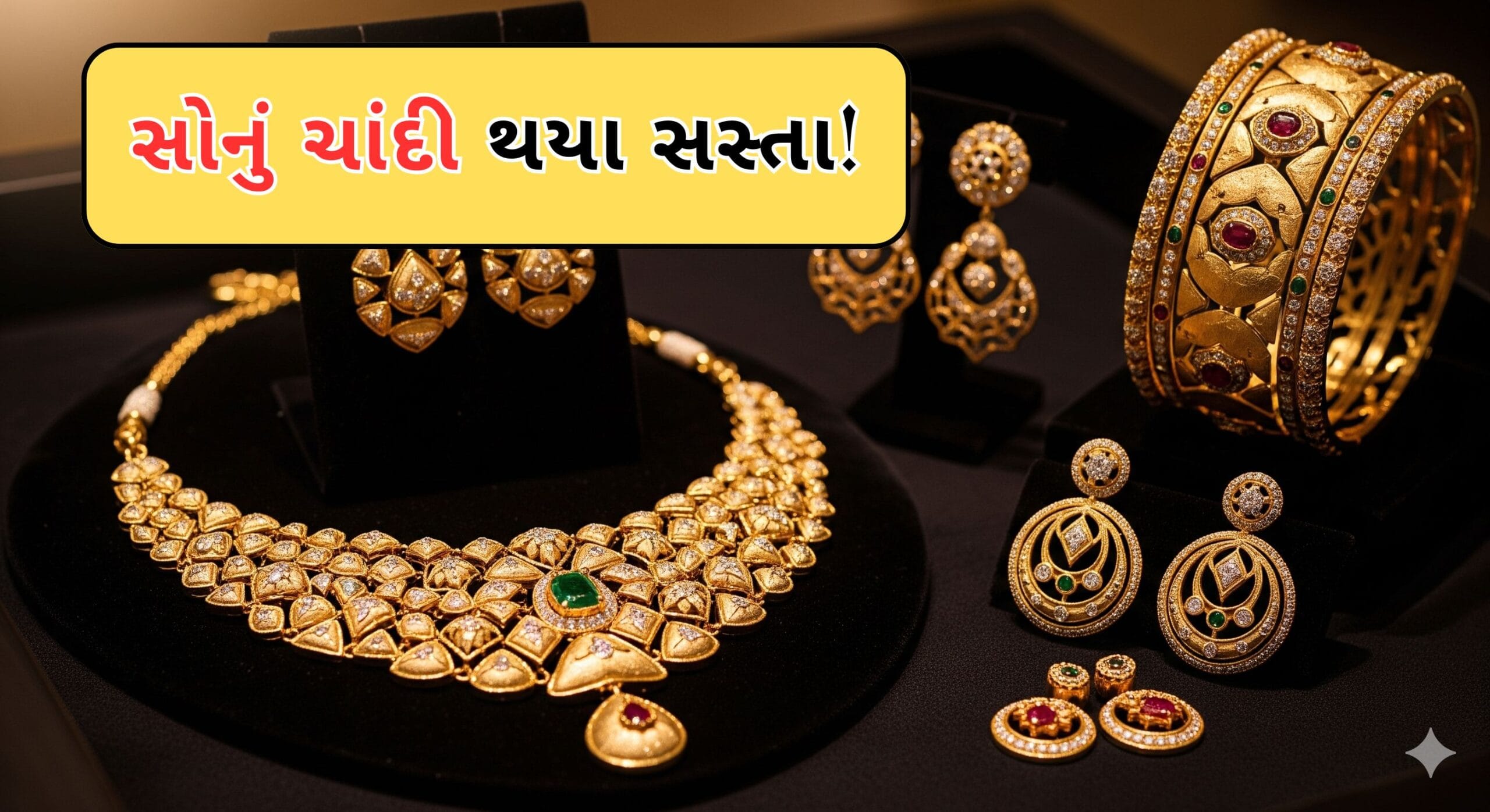 ડોલરમાં મજબૂતી અને ભૂ-રાજકીય તણાવ ઓછો થવાના સંકેતોને કારણે આજે સતત ત્રીજા દિવસે સોના અને ચાંદીએ પોતાની ચમક ગુમાવી છે. સ્થિરતાના દિવસ પછી, રાજધાની દિલ્હીમાં સતત બે દિવસમાં 24 કેરેટ સોનાના દસ ગ્રામના ભાવ ₹3560 અને 22 કેરેટ સોનાના ભાવ ₹3260 ઘટ્યા છે. 