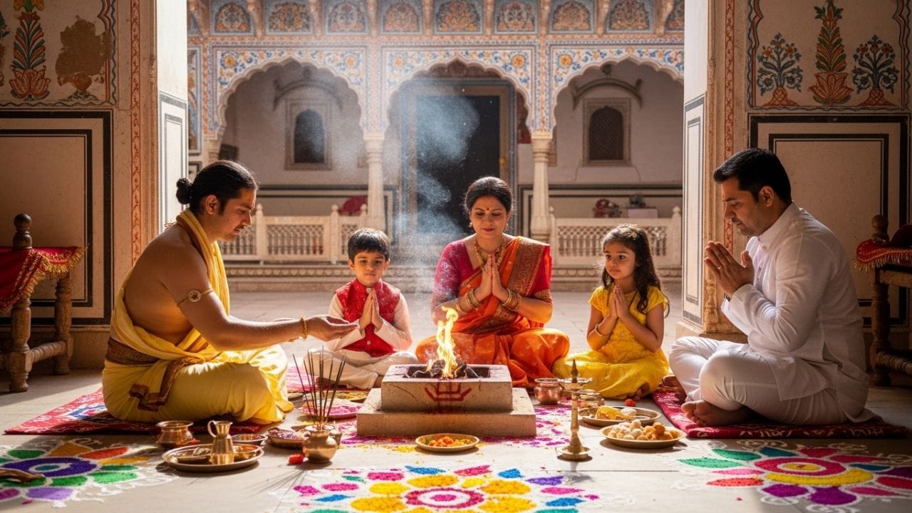 હોળાષ્ટક દરમિયાન રોજ સવારે સ્નાન કરીને ભગવાન વિષ્ણુ, શ્રીકૃષ્ણ અથવા તમારા ઈષ્ટદેવની પૂજા કરો. “ૐ નમો ભગવતે વાસુદેવાય” મંત્રનો જાપ કરવો ખૂબ જ શુભ માનવામાં આવે છે. આનાથી મન શાંત થાય છે અને નકારાત્મકતા દૂર થાય છે.