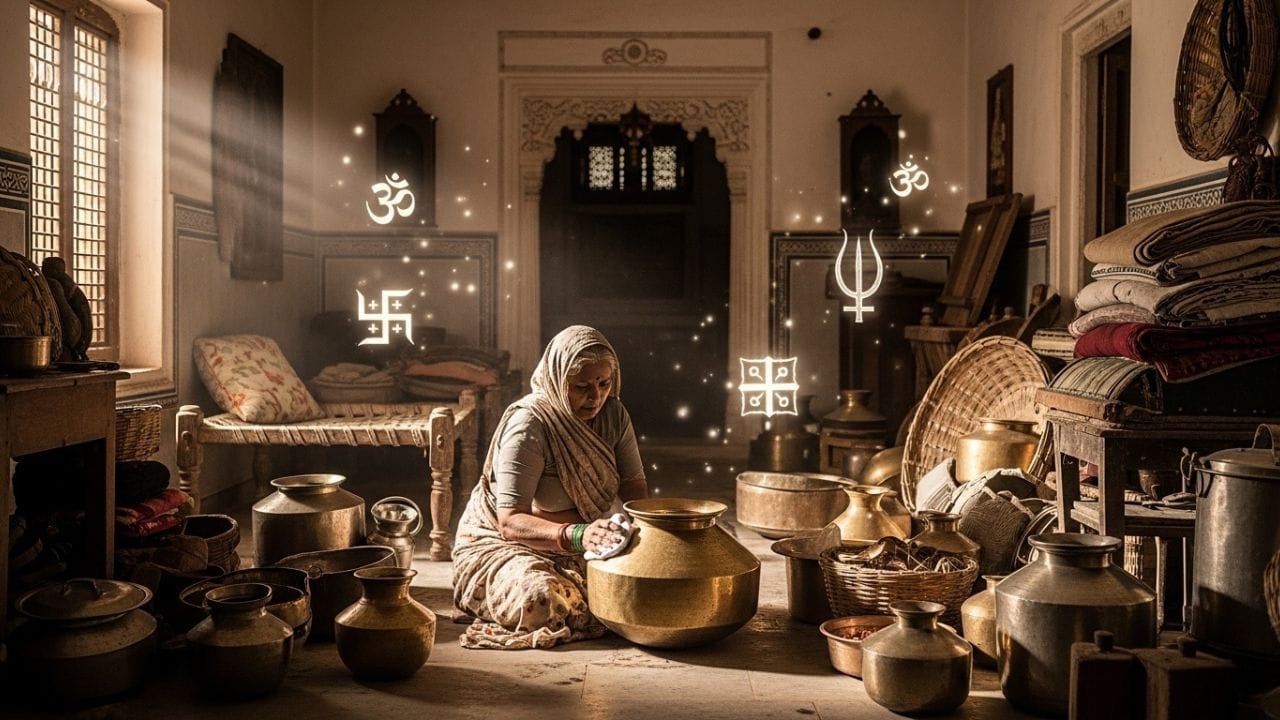 જૂની, તૂટીલી અને બેકાર વસ્તુઓ કાઢો: જૂન ફાટેલા કપડાં, તૂટેલા કાચ અથવા ધાતુના વાસણો, તૂટેલી વસ્તુઓ, બંધ ઘડિયાળ વગેરે બહાર કાઢો જેથી નકારાત્મક ઉર્જાના સંચાર ના થાય. (Image Credit source: AI)