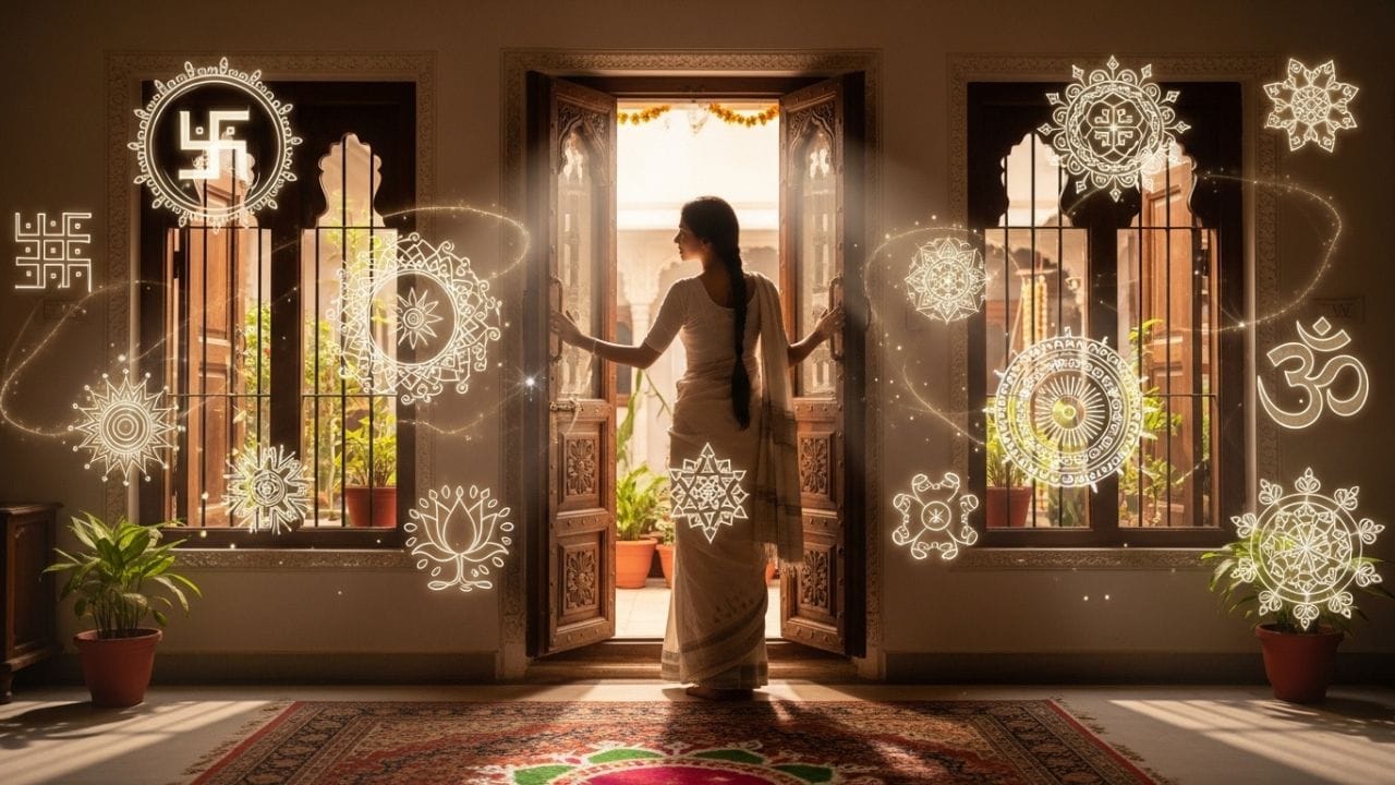 ઘરની બધી બારી અને દરવાજા ખુલ્લા રાખી પ્રાકૃતિક પ્રકાશ અને હવા પ્રવેશવા દો. આ કરવાથી ઘરની ઉર્જા પોઝિટિવ રહે છે અને મનમાં શાંતિ જળવાય છે. (Image Credit source: AI)