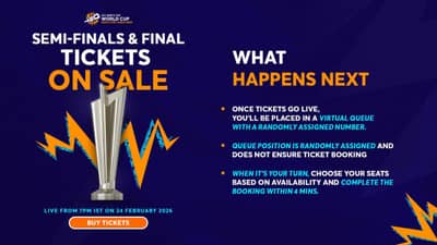 T20 WC Breaking : ટિકિટો વેચાઈ ગઈ પરંતુ સ્થળો હજુ કન્ફર્મ થયા નથી! T20 વર્લ્ડ કપ સેમિફાઇનલ અને ફાઇનલ અંગે ICC કન્ફ્યુઝ