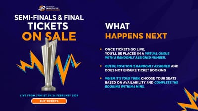 T20 WC Breaking : ટિકિટો વેચાઈ ગઈ પરંતુ સ્થળો હજુ કન્ફર્મ થયા નથી! T20 વર્લ્ડ કપ સેમિફાઇનલ અને ફાઇનલ અંગે ICC કન્ફ્યુઝ