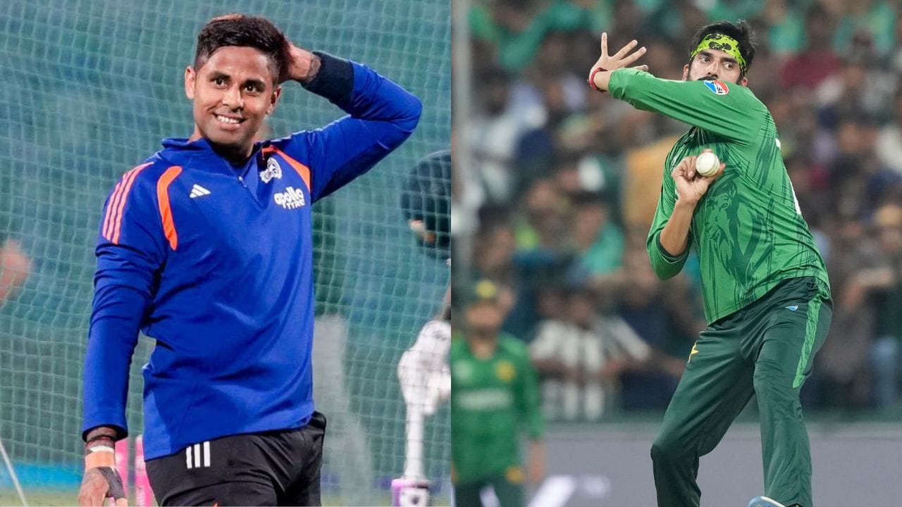 IND vs PAK T20 WC Breaking : સૂર્યકુમાર યાદવે પાકિસ્તાનના પથ્થરબાજ બોલરની કરી નકલ, નેટ્સમાં બોલિંગ કરતો વીડિયો વાયરલ